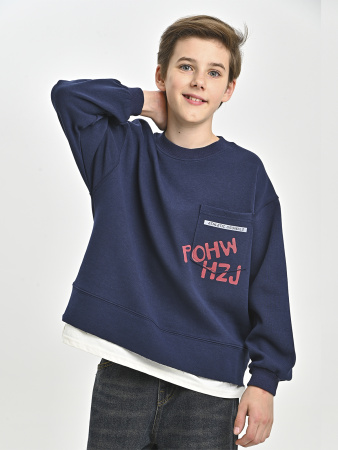 85Q317-Ch Джемпер (темно-синий весь размерный ряд)