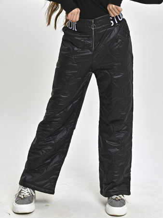 2378S Брюки болоневые д/д (черный весь размерный ряд)