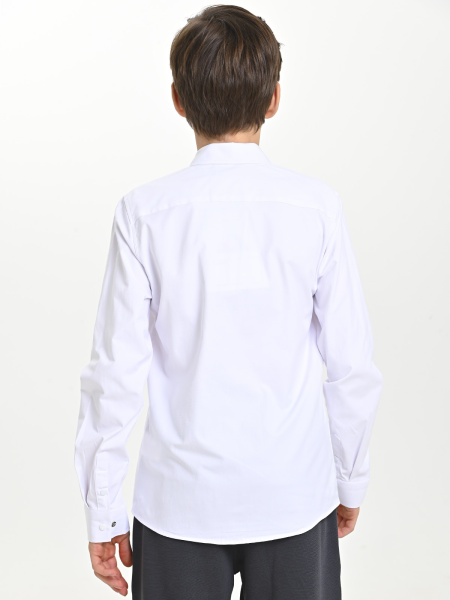 4707 Рубашка дл.р. д/м (белый весь размерный ряд)