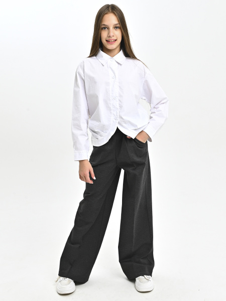 3026-Ch Блузка д/д (белый 170)