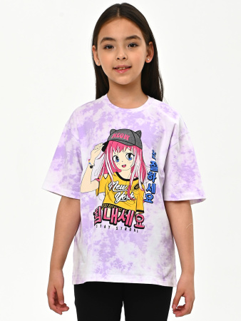 10536 Футболка д/д (сиреневый весь размерный ряд)