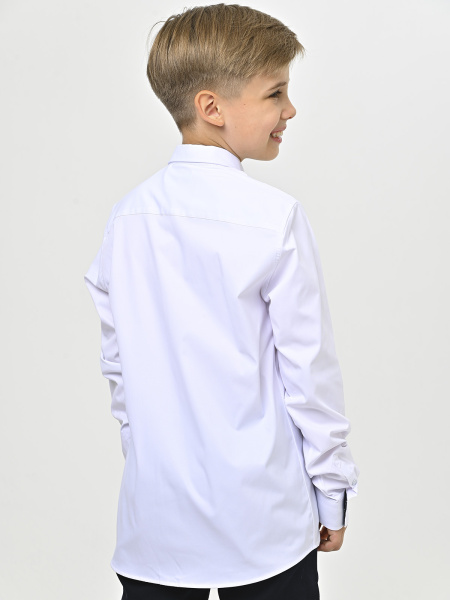 4276 Рубашка дл.р. д/м (белый весь размерный ряд)