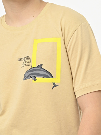 2289 Футболка д/м (бежевый весь размерный ряд)