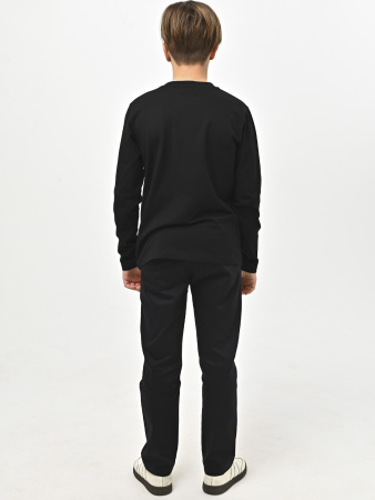 4925 Лонгслив д/м (черный весь размерный ряд)