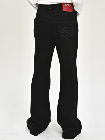 95211-Ch Джинсы д/д (черный весь размерный ряд)