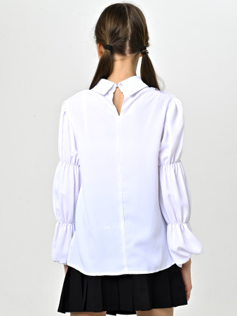 2411KG Блузка дл.р.  (белый весь размерный ряд)