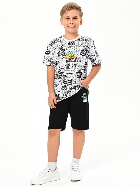 3059 Футболка д/м (белый 128)