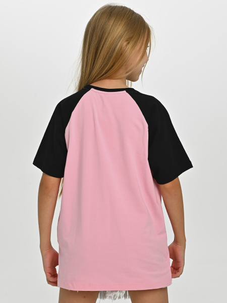 10526 Футболка д/д (розовый весь размерный ряд)