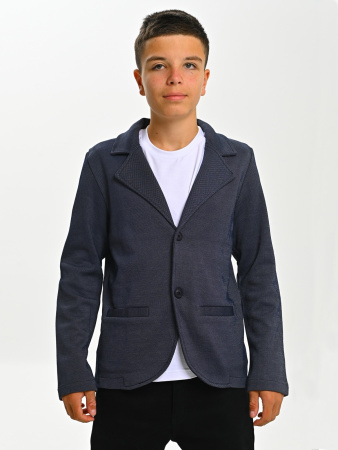 2631 Пиджак д/м (2631-т.син/серый-116)