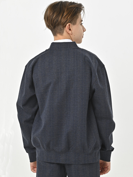 5008 Жакет д/м (синий весь размерный ряд)