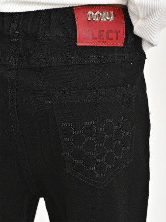 95211-Ch Джинсы д/д (черный весь размерный ряд)