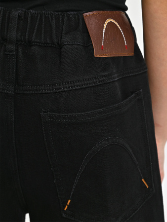 T9030-Ch Джинсы утепленные д/д (черный весь размерный ряд)