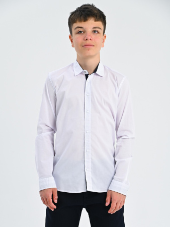 1299 Рубашка дл.р. д/м (белый весь размерный ряд)
