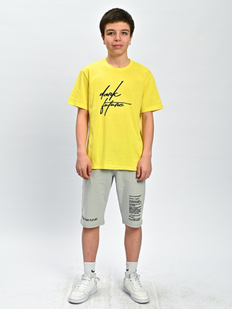2184 Футболка д/м (желтый весь размерный ряд)