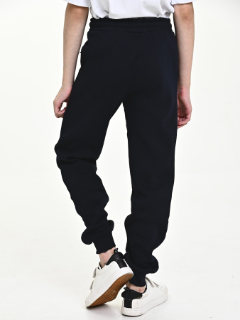 4332-B Брюки спорт утепл. д/м (темно-синий 152)