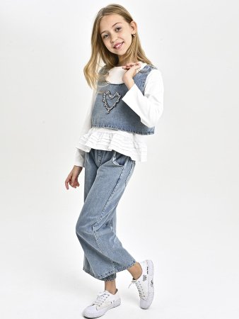 96123-Ch Костюм д/д (белый весь размерный ряд)