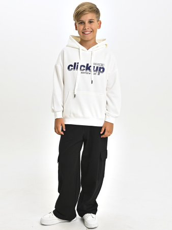 T04-Ch Толстовка д/м (белый весь размерный ряд)