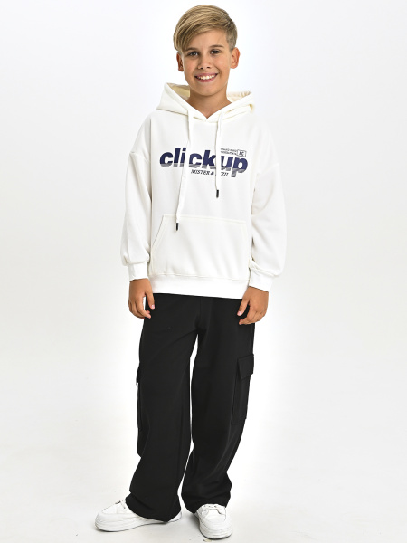 T04-Ch Толстовка д/м (белый весь размерный ряд)