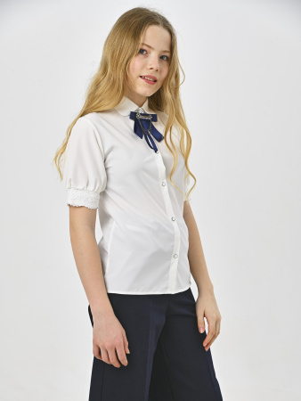 B-682 Блузка д/д (белый весь размерный ряд)