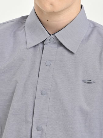 4969 Рубашка дл.р. д/м (темно-серый весь размерный ряд)