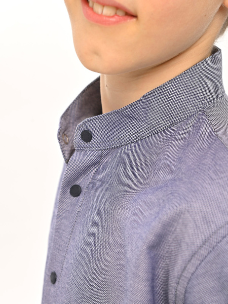 4022 Рубашка дл.р. д/м (батал) (серый весь размерный ряд)