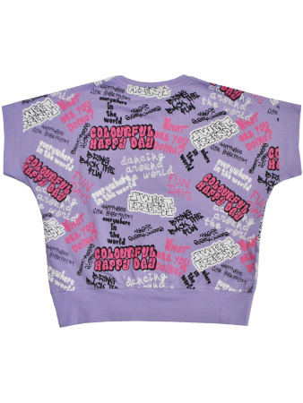 10463 Футболка д/д (сиреневый весь размерный ряд)