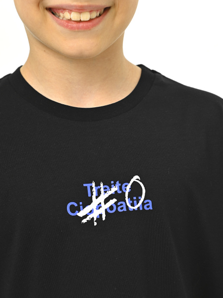 3181 Футболка д/м (черный весь размерный ряд)