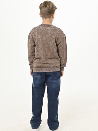 5003-F Толстовка д/м (коричневый 128)