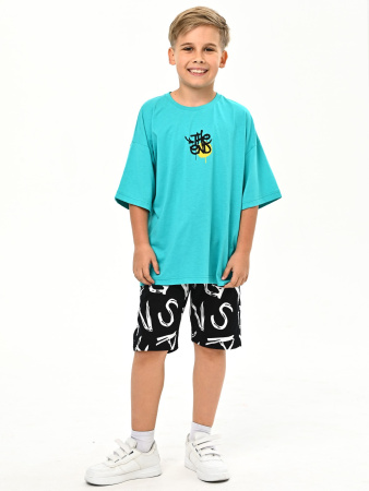 3063 Футболка д/м (изумруд весь размерный ряд)