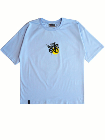 3063 Футболка д/м (голубой весь размерный ряд)