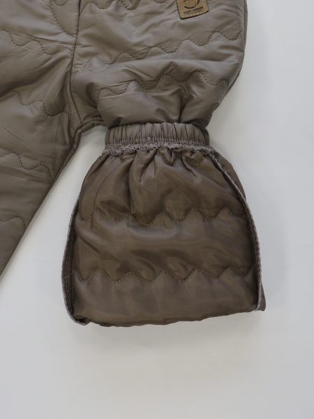 2590KG Брюки болоньевые д/д (темно-бежевый весь размерный ряд)