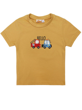 124005 Футболка д/м (бежевый 86)