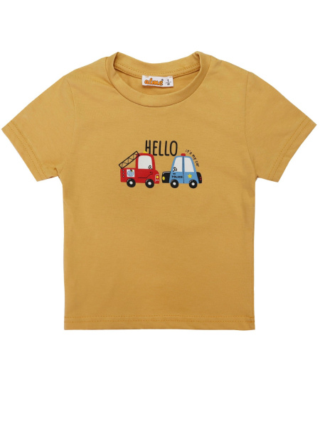 124005 Футболка д/м (бежевый 86)