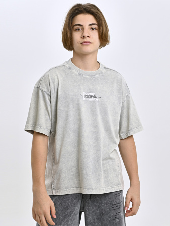 5325 Футболка д/м (серый весь размерный ряд)