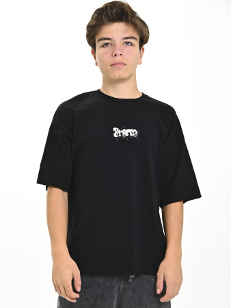 4583 Футболка д/м (черный весь размерный ряд)