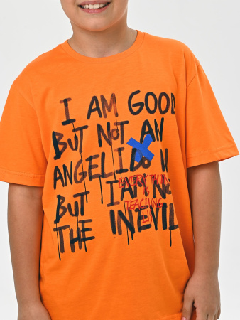 3060 Футболка д/м (оранжевый весь размерный ряд)