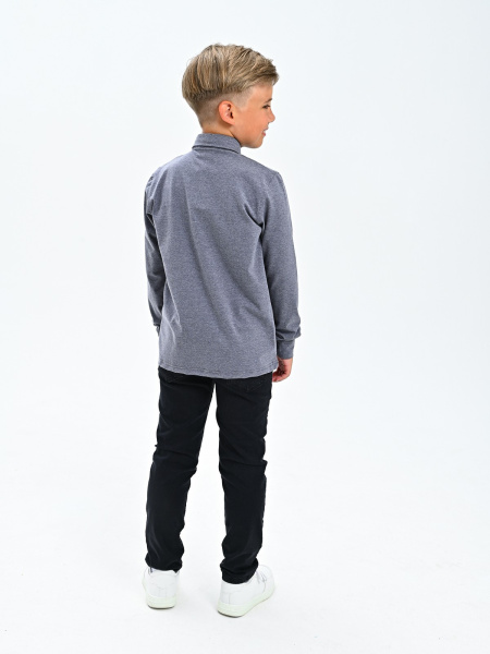 2328 Поло дл.р. д/м (антрацит весь размерный ряд)