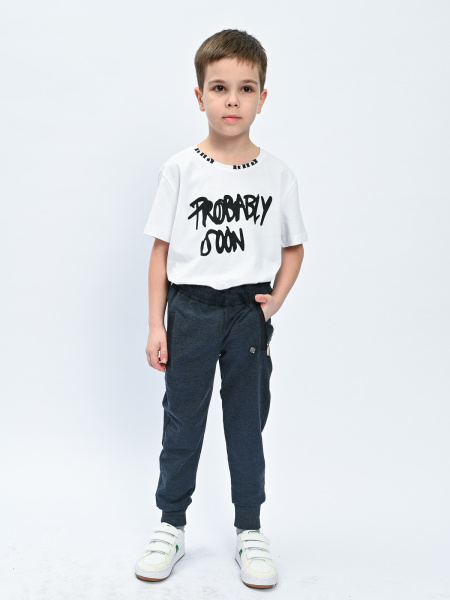 7709 Брюки спорт д/м (синий весь размерный ряд)