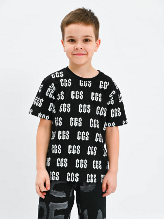 2226 Футболка д/м (черный размер 122)