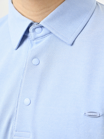 4964 Поло дл.р. д/м (голубой весь размерный ряд)