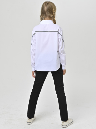 2414KG Блузка дл.р.  (белый весь размерный ряд)