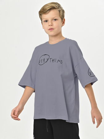 4638 Футболка д/м (темно-серый весь размерный ряд)