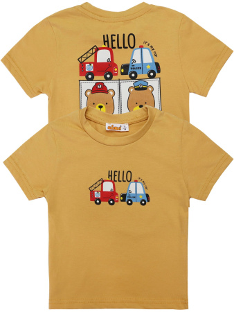 124005 Футболка д/м (бежевый 86)