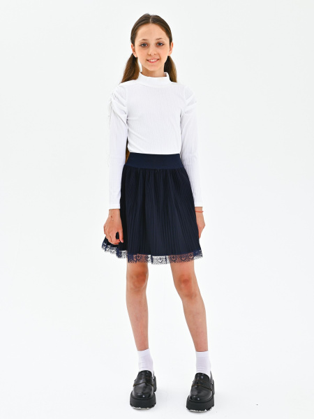 GU-216/2 Блузка дл.р. д/д (белый весь размерный ряд)