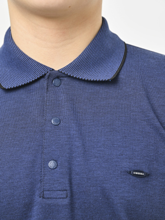 4950 Поло дл.р. д/м (синий весь размерный ряд)