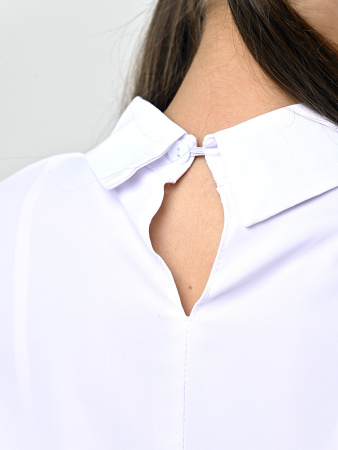 2411KG Блузка дл.р.  (белый весь размерный ряд)