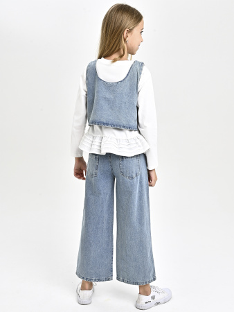 96123-Ch Костюм д/д (белый весь размерный ряд)