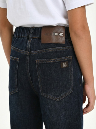 262410-Ch Джинсы утепленные д/м (синий весь размерный ряд)