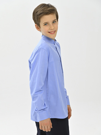 4023 Рубашка дл.р. д/м (батал) (ярко-голубой весь размерный ряд)