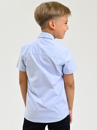 2654 Рубашка к.р. д/м (светло-голубой весь размерный ряд)